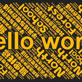 Word2art Wallpapers-学英语与世界对话 North Forest School 北森浩思外语学校 学英语与世界对话 雅思托福